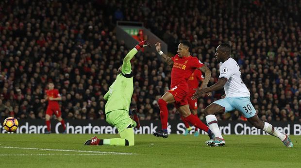 Liverpool Diimbangi West Ham 2-2 di Anfield