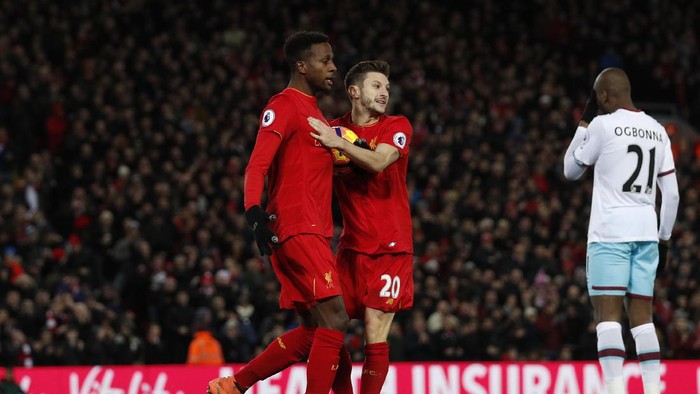 Liverpool Diimbangi West Ham 2-2 di Anfield