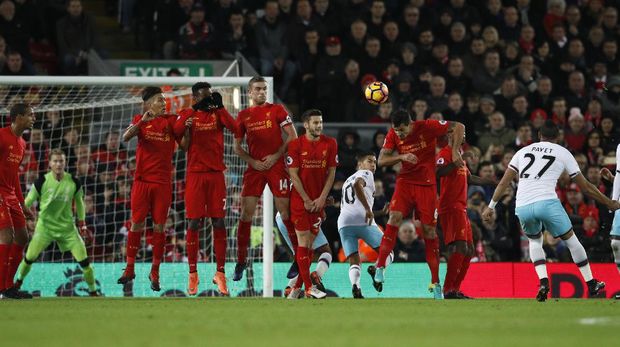 Liverpool Diimbangi West Ham 2-2 di Anfield
