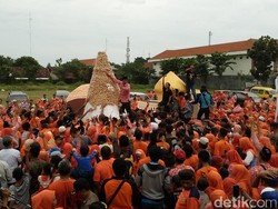 Mengintip Kebersamaan Warga Kota Mojokerto di Kenduri 5.000 Layah