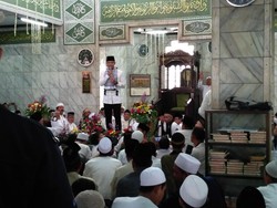 Sampaikan Sambutan di Masjid, Agus Yudhoyono: Maaf Tak Bisa Kampanye