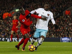 West Ham Ungguli Liverpool 2-1 di Babak Pertama