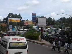 One Way Diberlakukan, Lalin dari Puncak arah Jakarta Lancar