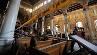 Bom Guncang Gereja Koptik di Kairo, 25 Orang Tewas