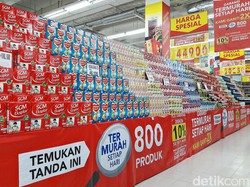 Transmart Carrefour Tawarkan Berbagai Bonus Susu Anak