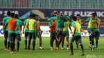 Intip Latihan Skuad Garuda di Stadion Pakansari