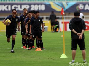 Jelang Final, Thailand Jajal Stadion Pakansari