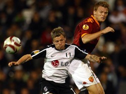 John Arne Riise dilepas Liverpool ke Roma di saat yang sama dengan transfer Aquilani. Bersama Serigala Ibukota, Riise bermain 99 kali di Serie A. (Foto: Phil Cole/Getty Images)