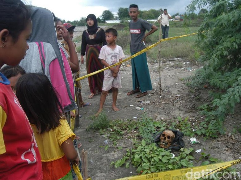 Tengkorak Kepala Manusia Dibungkus Kresek Terdampar di Pantai Situbondo