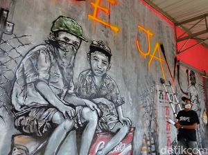 Grafiti Deja Vu dan Marsinah di Gudang Sarinah Ekosistem