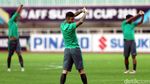 Intip Latihan Skuad Garuda di Stadion Pakansari