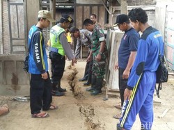 Lagi, Retakan Tanah Rusak Belasan Rumah Warga Trenggalek