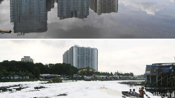 Wajah Waduk Pluit Dulu dan Sekarang