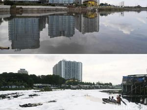 Wajah Waduk Pluit Dulu dan Sekarang