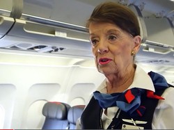 Inspiratif, Inilah Sosok Pramugari Tertua di Dunia