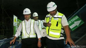 Menhub Budi Karya Sumadi Tinjau Proyek MRT