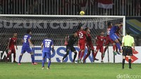 Indonesia bertemu Thailand di final Piala AFF 2016. Skuat Garuda menang 2-1 di leg pertama. (Foto: Rachman Haryanto)