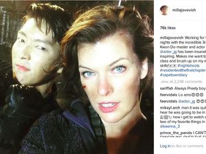 Main Bareng di Resident Evil, Milla Jovovich Puji Akting Lee Jun Ki Main Bareng di Resident Evil, Milla Jovovich Puji Akting Lee Jun Ki