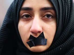 Protes Warga Turki Terkait Krisis Kemanusiaan di Aleppo