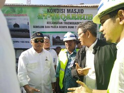Di Lokasi Gempa Aceh, Menteri PUPR Perintahkan Rehab Bangunan Segera Jalan