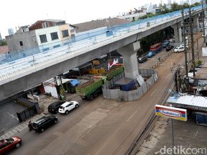 Melihat dari Udara, ini Jalan Fatmawati yang Bakal Dibuka-Tutup