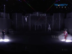 Raisa, Afgan dan Rossa Menawan dengan Teknik Video Mapping