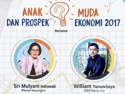 Sri Mulyani dan Bos Tokopedia Bicara Prospek Bisnis 2017 di dPreneur