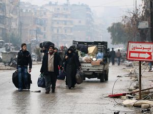 Sempat Tertunda, Proses Evakuasi Warga Sipil dari Aleppo Dimulai