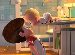 Perang Antara Bayi dengan Anak Anjing di Trailer The Boss Baby