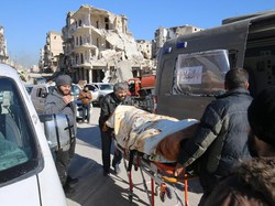 Lebih dari 50 Korban Luka yang Dievakuasi dari Aleppo Dibawa ke Turki
