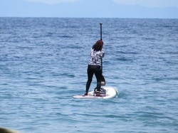 Aksi Susi Naik Kano di Tengah Laut Saat Resmikan Konservasi Kima