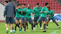Latihan ini sebagai persiapan menghadapi Thailand di leg kedua final AFF Suzuki Cup 2016.