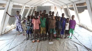 Potret Kehidupan Pengungsi Sudan