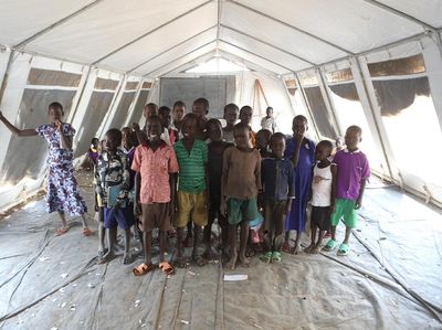 Potret Kehidupan Pengungsi Sudan