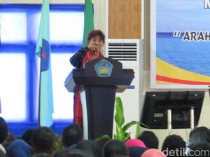 Beri Kuliah Umum di Ambon, Susi Jelaskan Tentang Poros Maritim Dunia