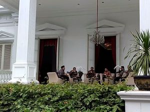 Ngeteh Bareng Jokowi, Novanto: Kerja Sama DPR dan Pemerintah Makin Kuat