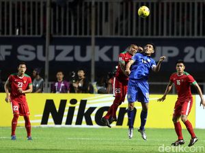 Teerasil Dangda Tajam di Depan Gawang Indonesia