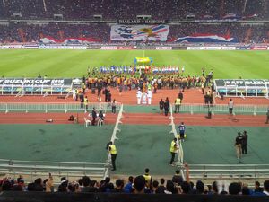 Menkominfo dan Menag Hadir di Stadion Rajamangala Dukung Timnas Jadi Juara