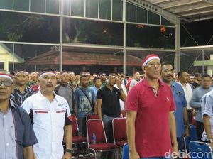 Meriahnya Nonton Bareng Final AFF di Kodam XVI Pattimura