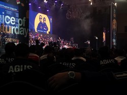 Sylvi Berpantun Ria di Pembukaan Pidato Politik Agus Untuk Anak Muda