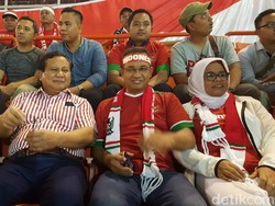 Kala Anies dan Prabowo Bertemu di Stadion Rajamangala