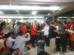 Timnas Indonesia Tiba di Tanah Air