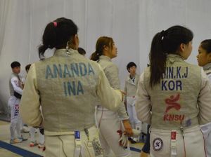 Timnas Anggar Indonesia Latih Tanding dengan Timnas Anggar Korea