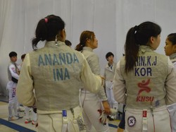 Timnas Anggar Indonesia Latih Tanding dengan Timnas Anggar Korea