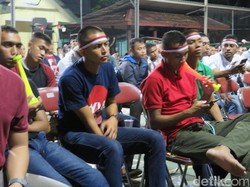 Timnas Kalah, Peserta Nobar Kodam XVI Pattimura Pulang dengan Wajah Sedih