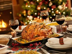 Kalkun Panggang dan Foie Gras untuk Santap Malam Natal Ada di Restoran Hotel Berbintang Ini