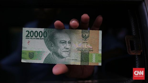 Uang pecahan Rp 20 ribu bergambar pahlawan nasional Dr. G.S.S.J. Ratulangi.