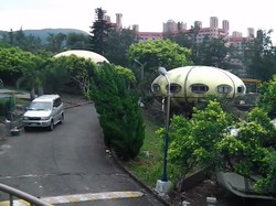Penampakan Resor Berbentuk UFO di Taiwan yang Ditinggalkan Sebelum Dibuka