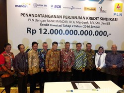 PLN Dapat Kucuran Kredit Rp 12 T dari 5 Bank dan 1 Lembaga Pembiayaan