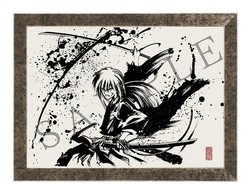 Keren! Lukisan Tinta Cair Bergambar Kenshin Himura Cs!